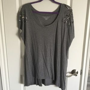 Jeweled Gray Tunic